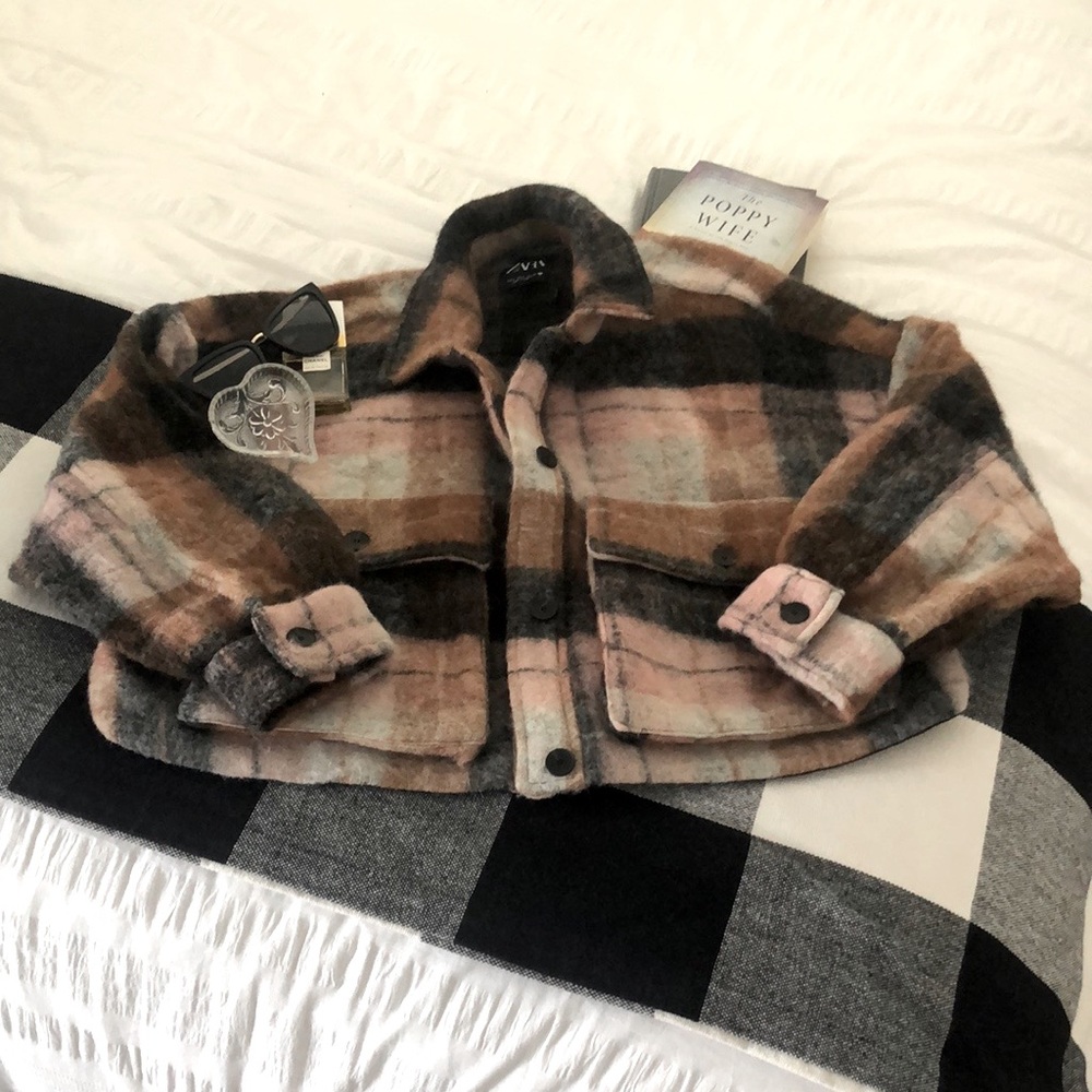 New Zara Plaid Jacket
